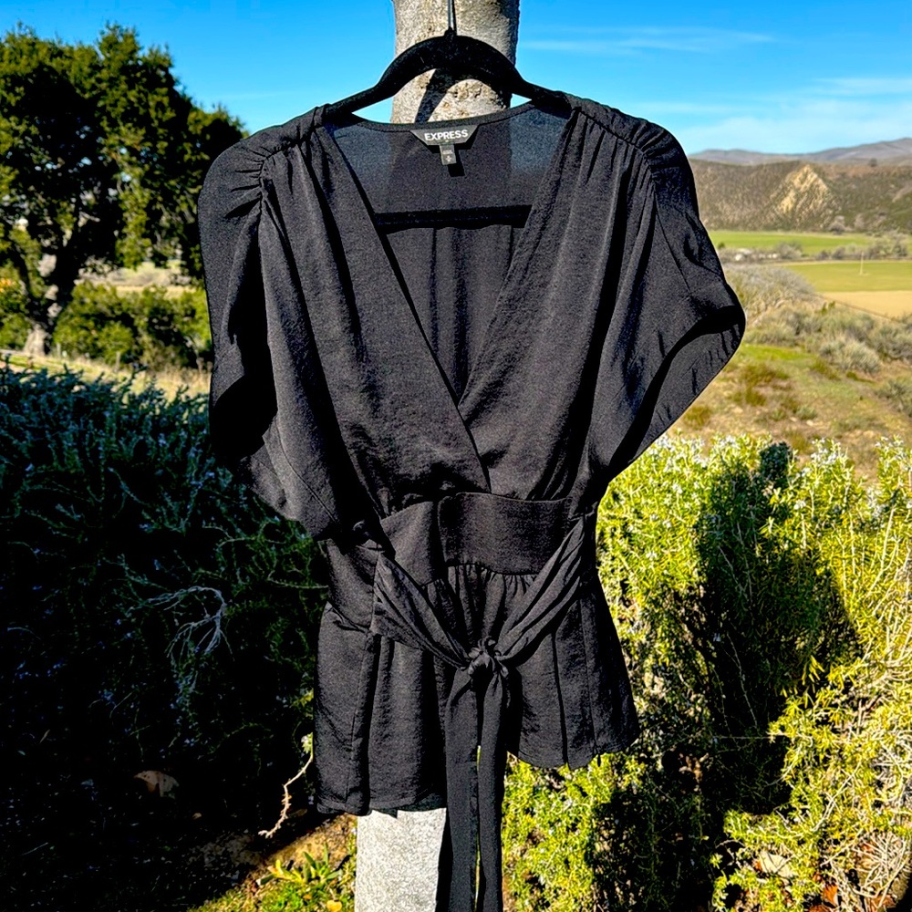 Express Black Women's Top